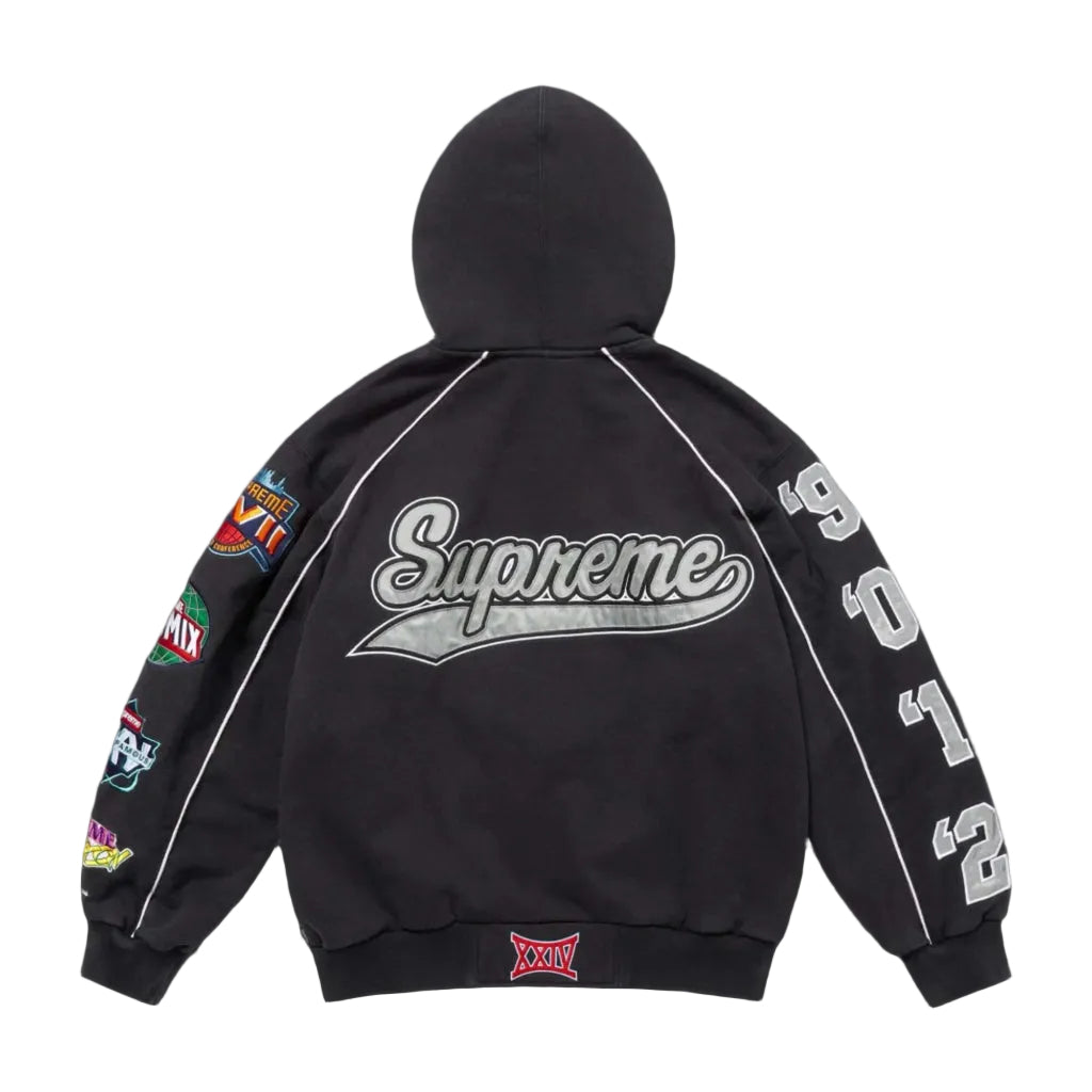 Playoffs Zip Up Hooded Sweatshirt Black