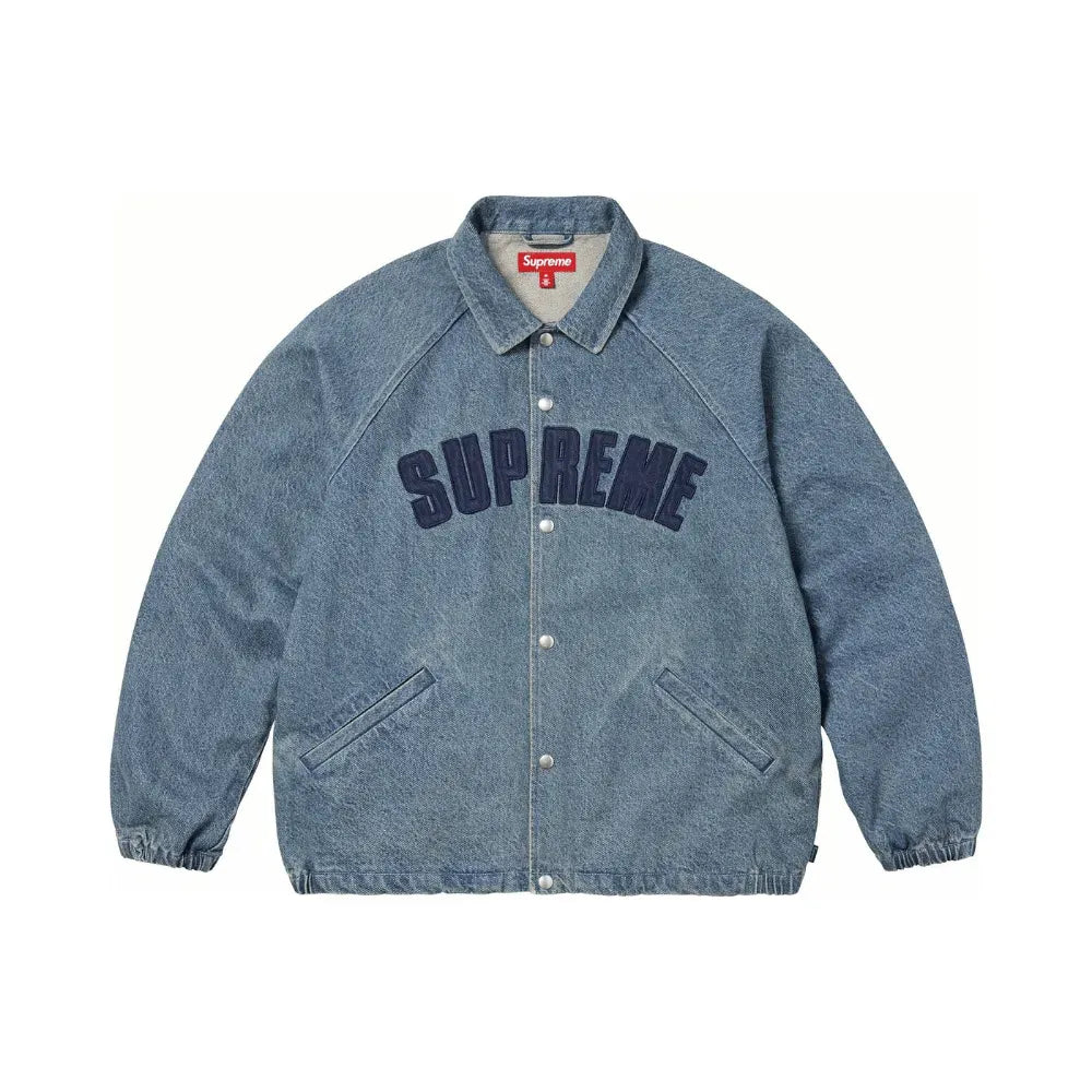 Arc Denim Coaches Jacket 'Washed Indigo'