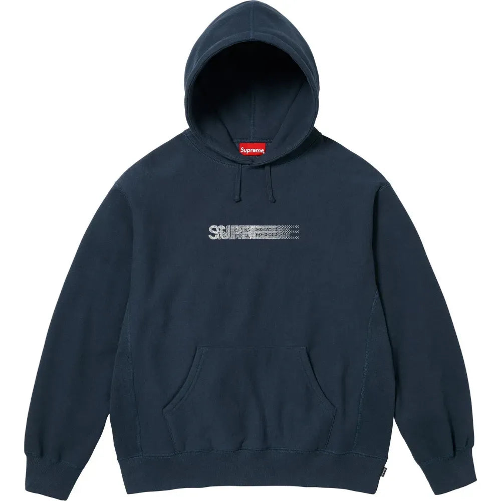 Moletom Motion Logo Hooded Navy