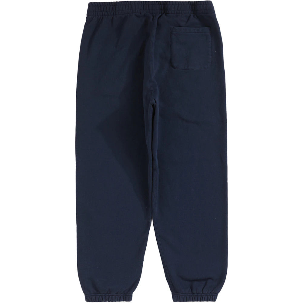 Satin Applique Sweatpant Blue