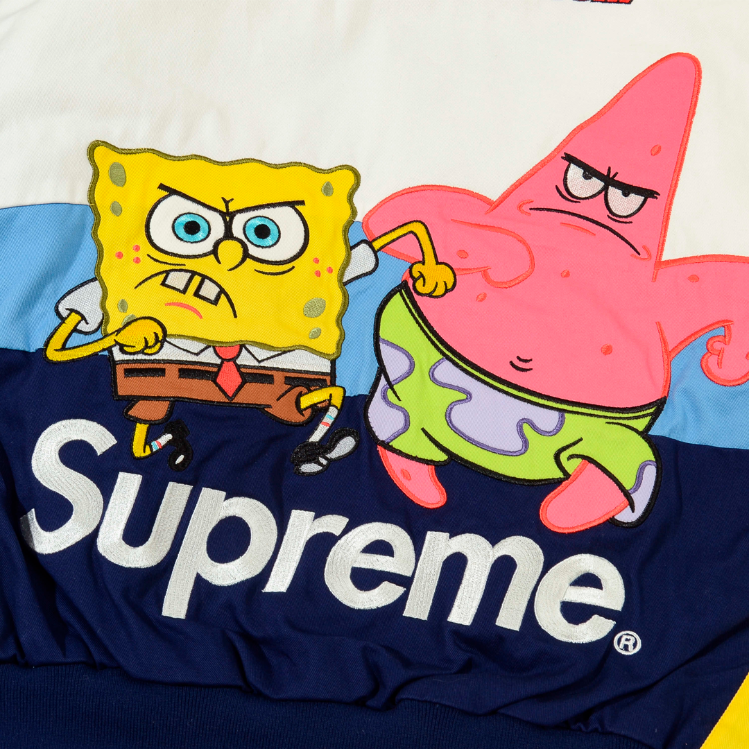 Spongebob Squarepants Sweatshirt Jeff Hamilton Racing White