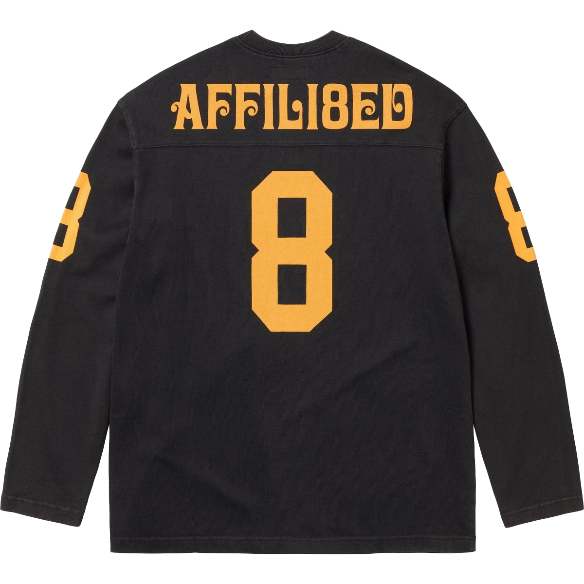 Affiliated L/S Football Top Black