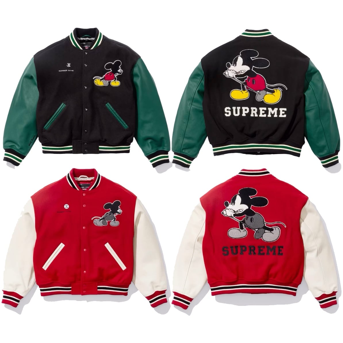 Number (N)ine Mickey Varsity Jacket