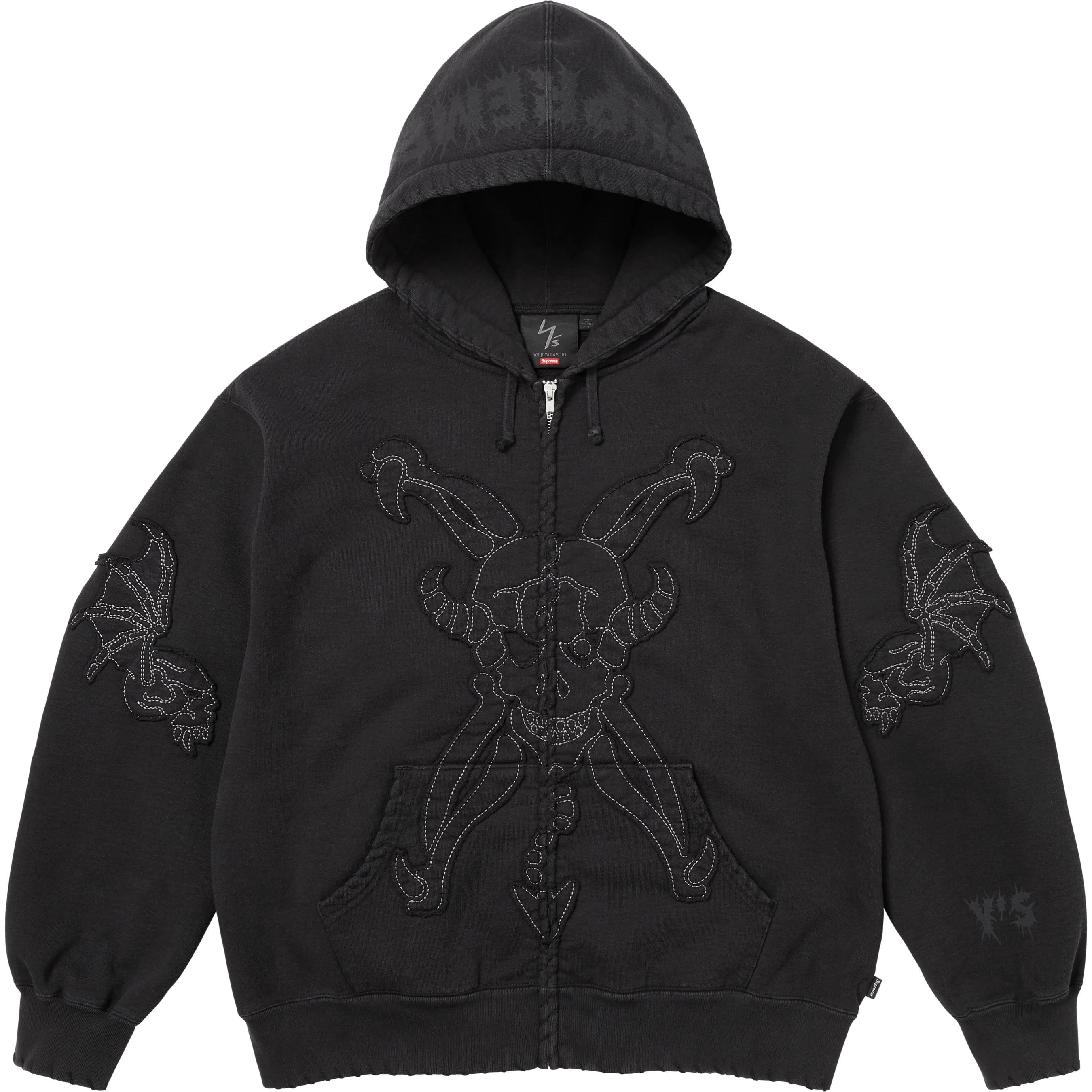 Y’s Zip Up Hooded Sweatshirt