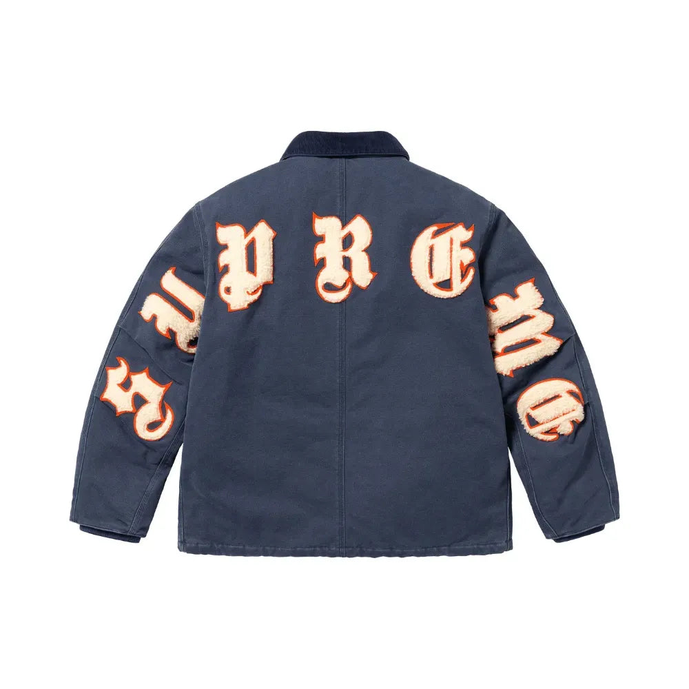Old English Canvas Work Navy