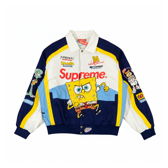 Spongebob Squarepants  Sweatshirt Jeff Hamilton Racing White