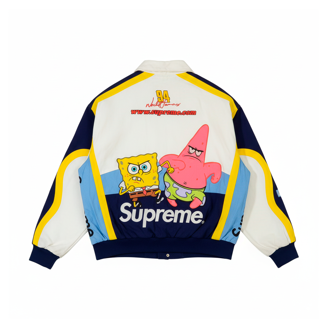 Spongebob Squarepants  Sweatshirt Jeff Hamilton Racing White