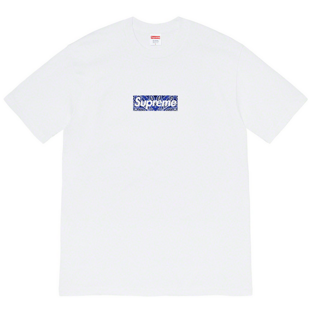 Bandana Box Logo Tee White